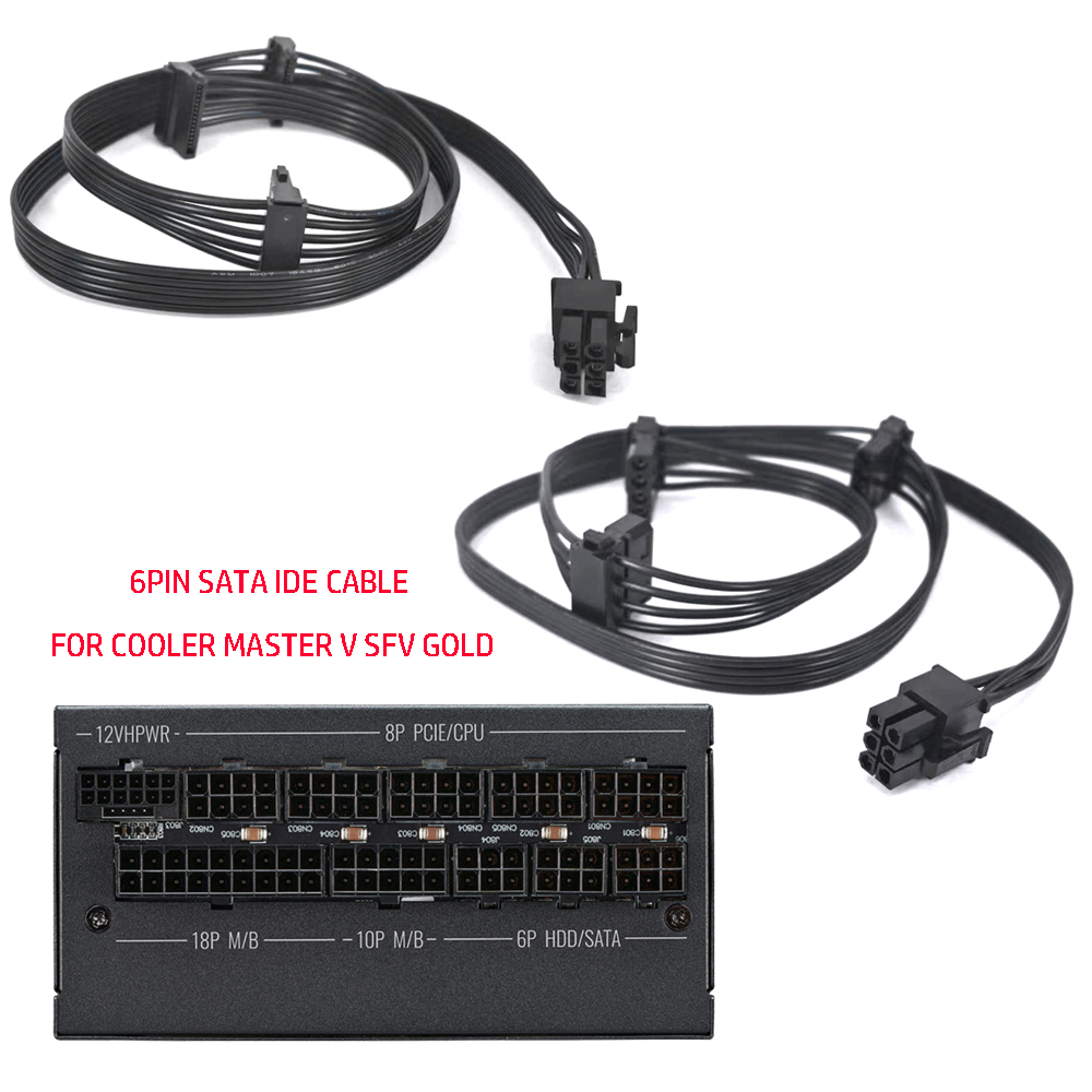 Sfx Modular Power Supply 850W Gold - 6pin pcie para 3 * sata