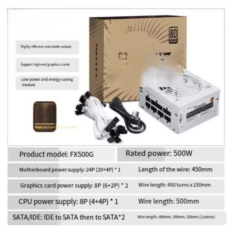 Sfx Modular Power Supply 850W Gold - Fonte de Alimentação SFX 750W/850W 80