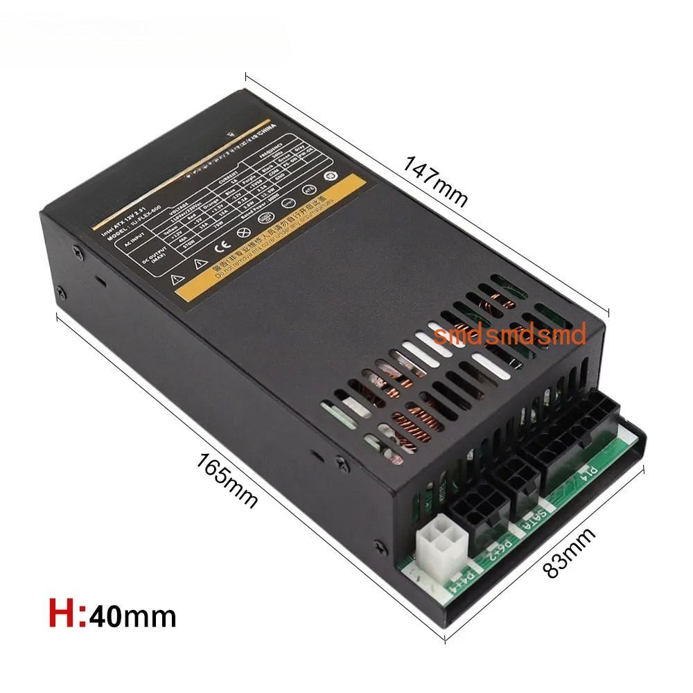Fonte de Alimentação Modular 6 - Flex Atx Power Supply 600W 1U avaliação e preço