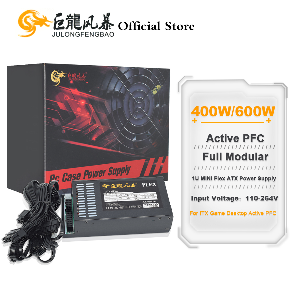 Julongfengbao modular completo - Flex Atx Power Supply 600W 1U avaliação e preço